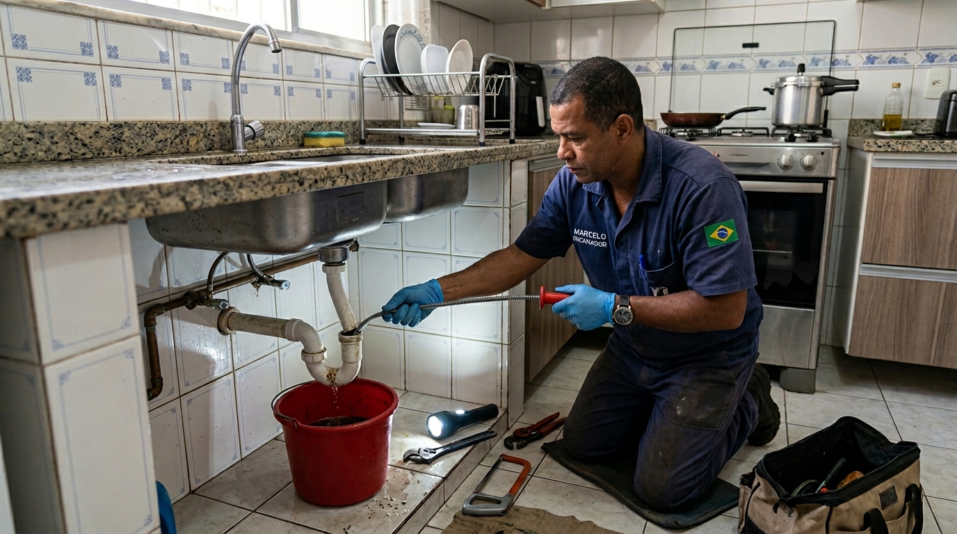 Desentupimento de canos com jato de alta pressão em Santos-SP